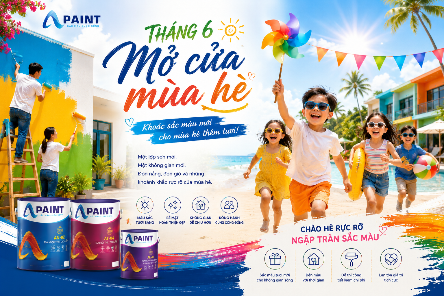 MỞ CỬA MÙA HÈ – MỘT LỚP SƠN MỚI, MỘT NGUỒN CẢM HỨNG MỚI